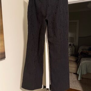 Gloria Vanderbilt Black Textured Pants